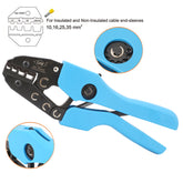 10 - 35 mm² Ratchet Ferrule Bootlace Crimper Pliers